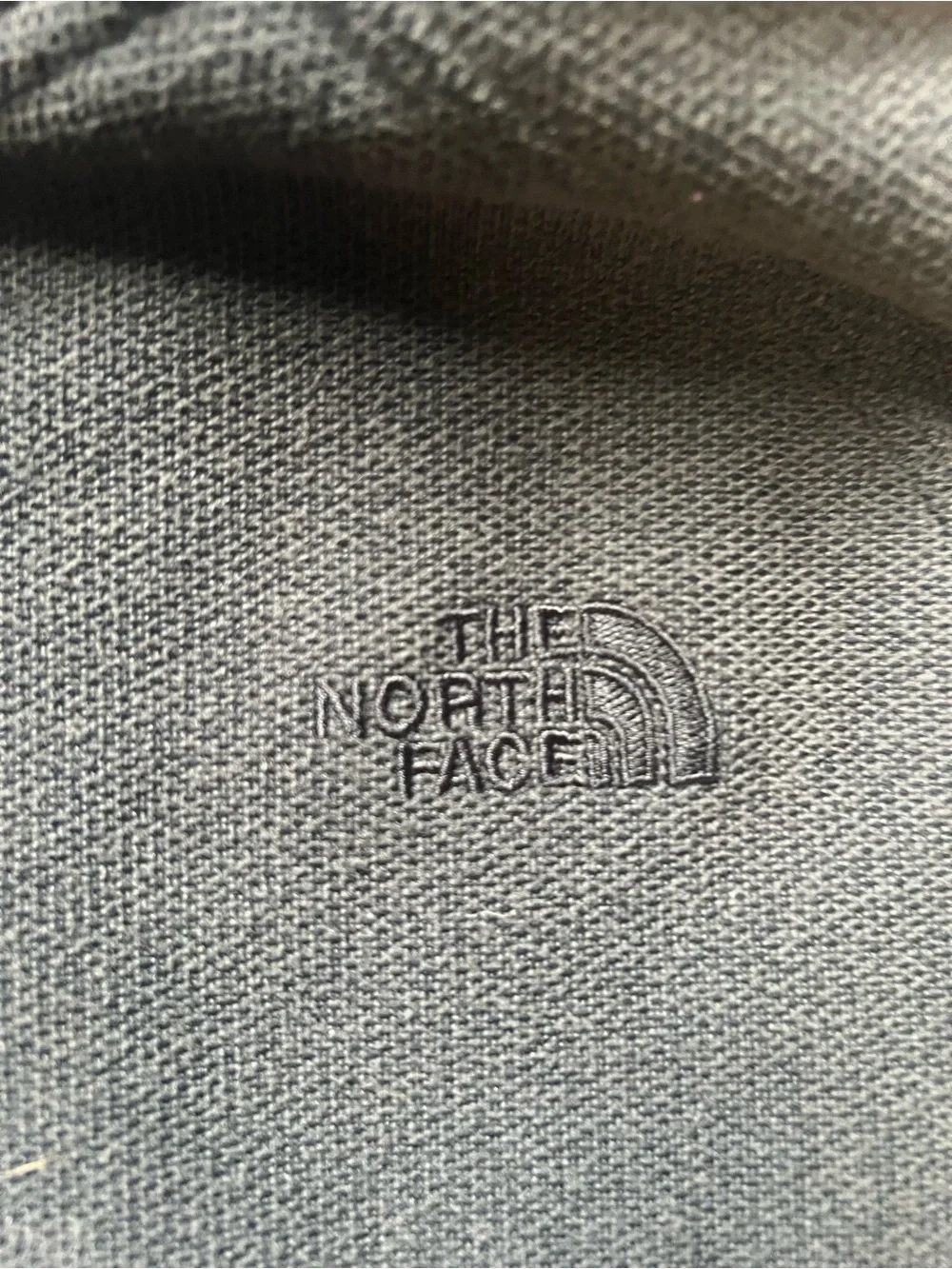 The North Face Crescent Sweater Knit Fleece Full Zip Button Mock Jacket L